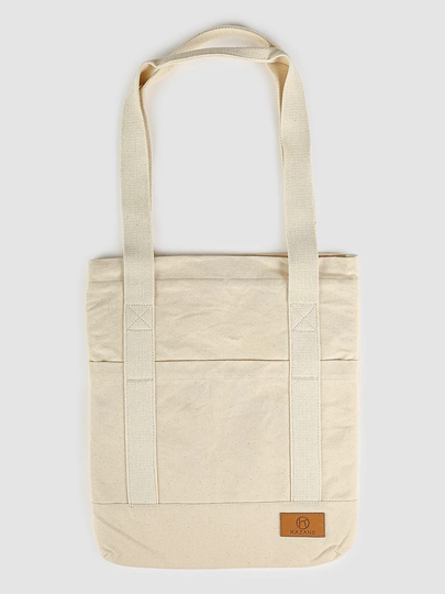 Kazane Kal Backpack natural undyed canvas