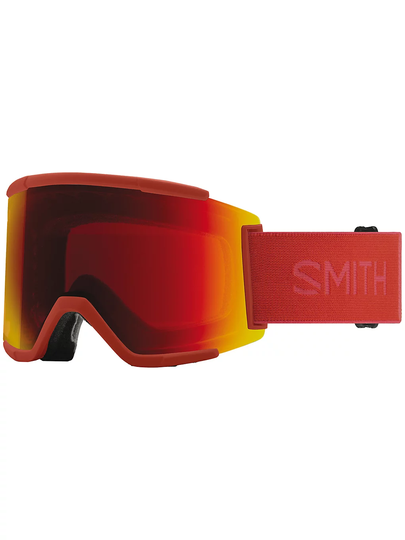 Smith Squad XL Clay Red Goggle c sn rd mr +6w c st yl fl