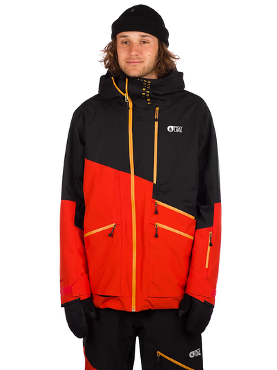 Picture Alpin Jacket black/pumpkin red