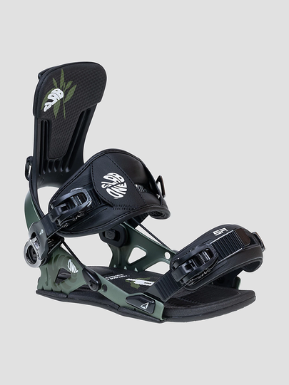 SP sLab Multientry Snowboard Bindings olive