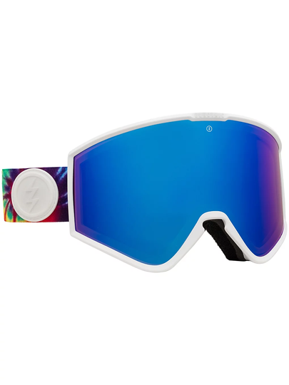 Electric Kleveland Tie Dye Goggle blue chrome