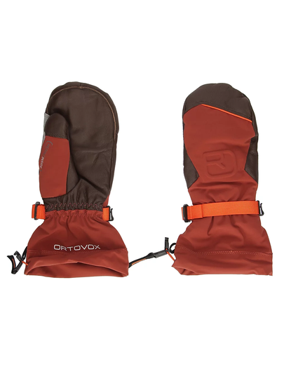 Ortovox Merino Freeride Mittens clay orange