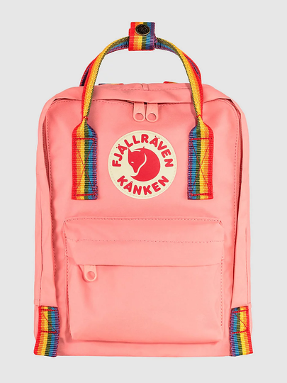 Fjällräven Kanken Rainbow Mini Backpack pink/rainbow pattern