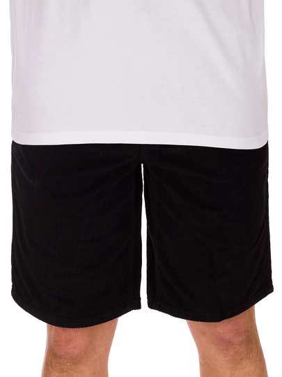 Empyre Loose Fit Sk8 Cord Shorts black