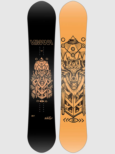 Vimana Clone Michi Albin 161 Snowboard black/orange