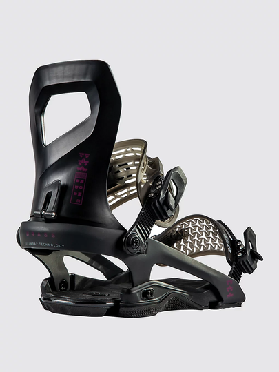 Rome Brass 2023 Snowboard Bindings black