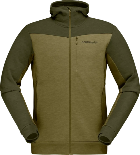 Men's Falketind Warmwool2 Stretch Zip Hood