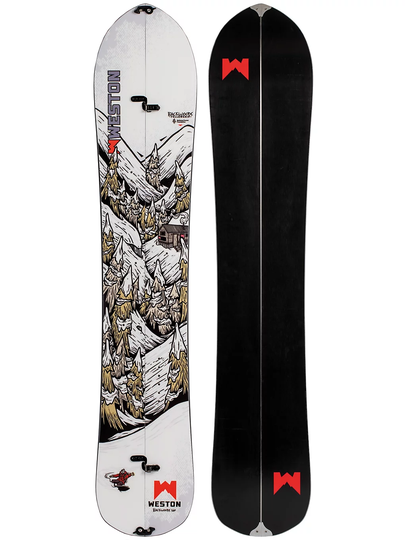 Weston Backwoods Artist Series 160 Splitboard white