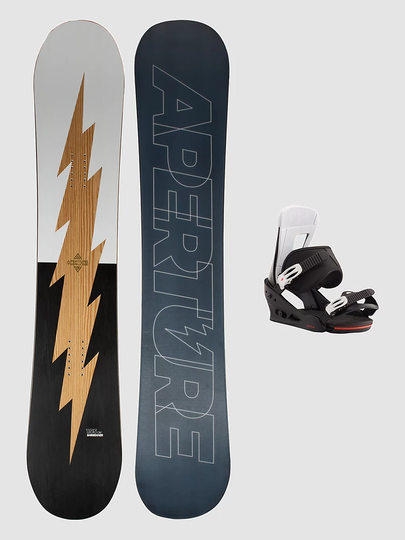 Aperture Shredder 153 + Burton Freestyle M 2023 Snowboard Set uni