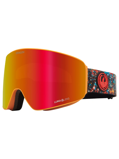 Dragon PXV Bryan Iguchi 21 (+Bonus Lens) Goggle red ion + light rose