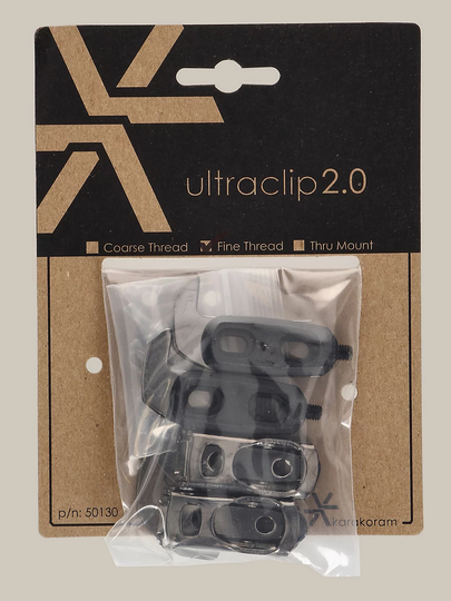 Karakoram Ultraclip 2.0 (w/ M5 Fine Thread TopMounnt uni
