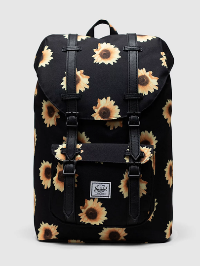Herschel Little America Mid-Volume Backpack sunflower field