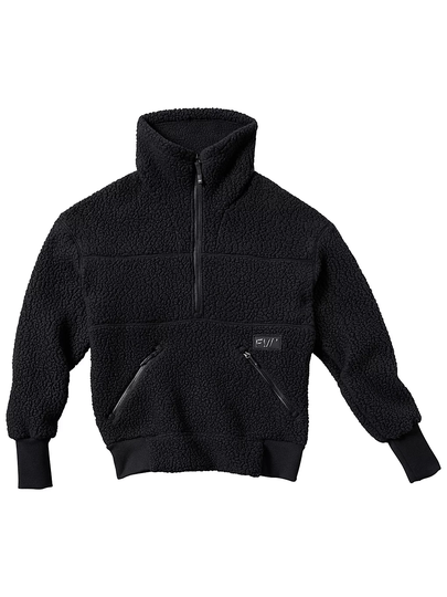 FW Root Pillow Fleece Pullover slate black
