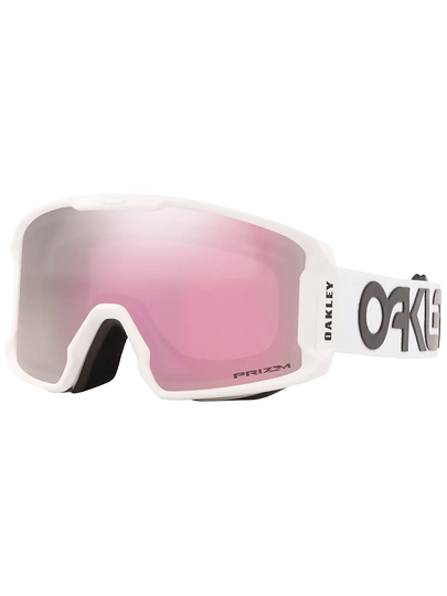 Oakley Line Miner XM Factory Pilot White Goggle prizm snow hi pink