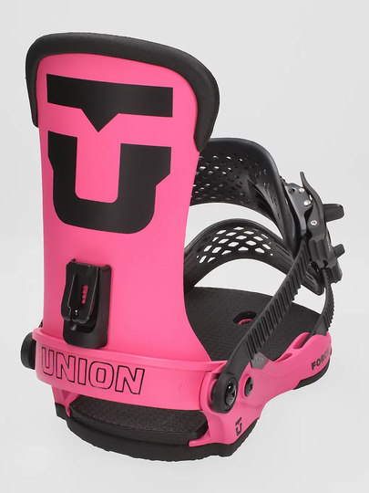 UNION Force 2023 Snowboard Bindings team hb hot pink