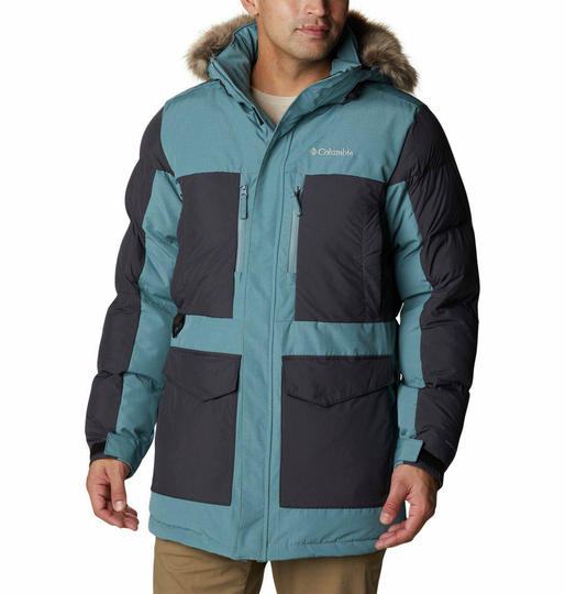 Men's Marquam Peak Fusion Parka Blue / Grey XL