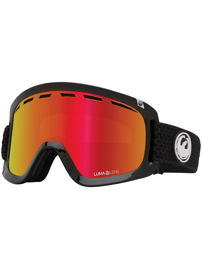 Dragon D1 OTG Split (+Bonus Lens) Goggle ll red ion + ll rose