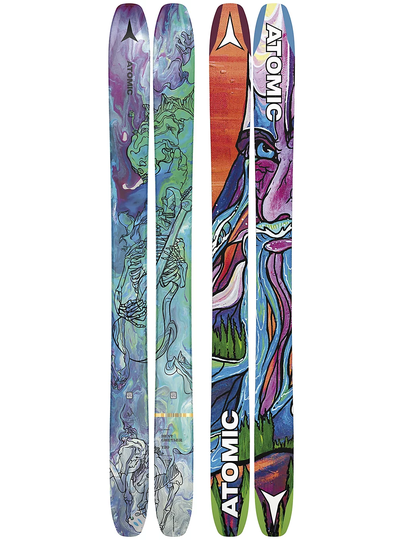 Atomic Bent Chetler 120 192 2023 Skis metallic green s06