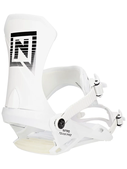 Nitro Team Pro 2023 Snowboard Bindings white shad