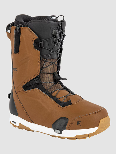 Nitro Profile TLS Step On 2023 Snowboard Boots brown