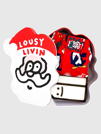 Lousy Livin Pinguins Gift Box red