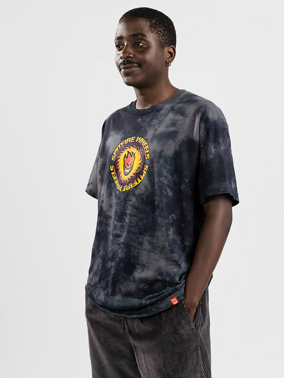 Spitfire OG Fireball T-Shirt black charcoal dye fusion