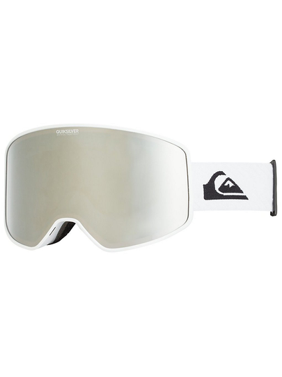 Quiksilver Storm Snow White Goggle amber rose ml silver