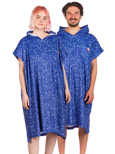 After Microfiber Surf Poncho marine