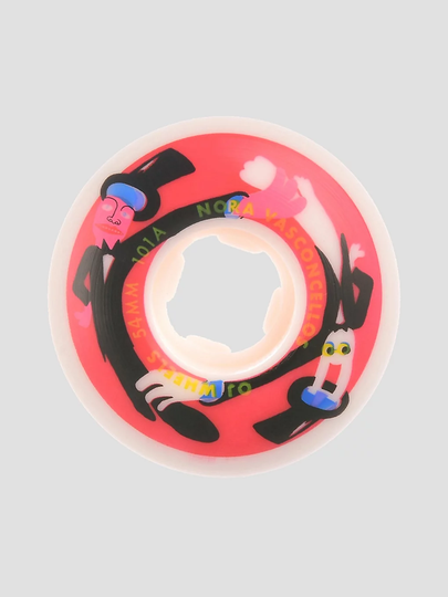 OJ Wheels Vasconcellos Nora Alexis Elite Ez Edge 101 54A Wheels white/red