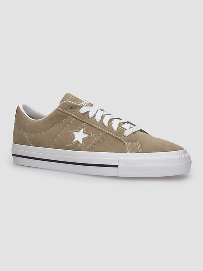 Converse One Star Pro Suede Skate Shoes nomad khaki/black/egret