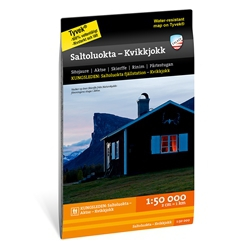 Calazo Saltoluokta  Kvikkjokk 1:50.000