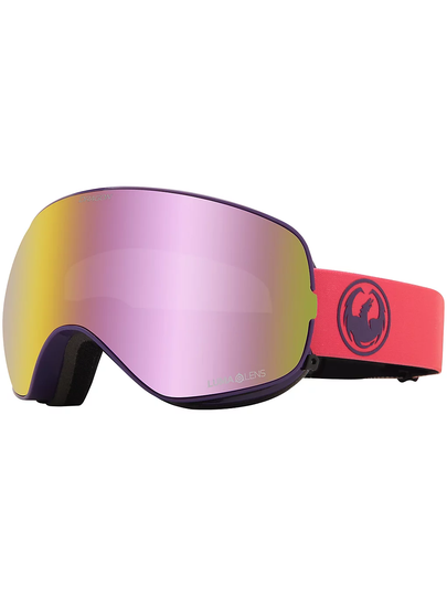 Dragon X2s Fade Pink (+Bonus Lens) Goggle pink ion + rose