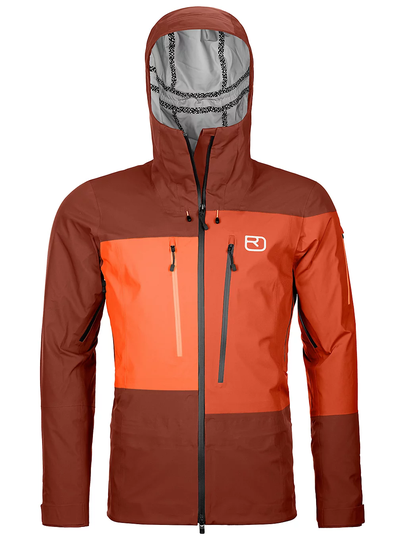 Ortovox 3L Deep Shell Jacket clay orange