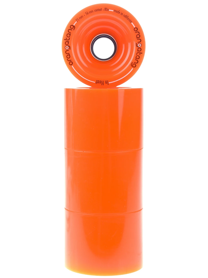 Orangatang InHeats 75mm 80a Wheels orange